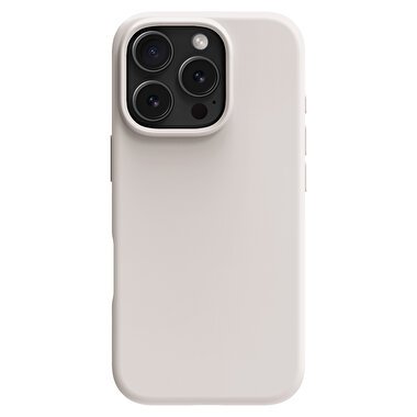 Buff iPhone 16 Pro Max Magsafe Rubber Fit - Taş 8684387702232