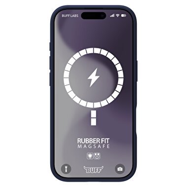 Buff iPhone 16 Plus Magsafe Rubber Kılıf-Mavi 8684387702423
