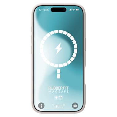Buff iPhone 16 Magsafe Rubber Fit  Kılıf-Taş 8684387702478