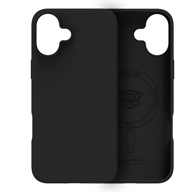 Buff iPhone 16 Magsafe Rubber Fit  Kılıf-Siyah  8684387702522