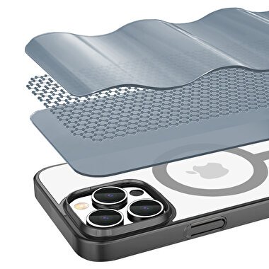 Buff iPhone 16 Pro Max Magsafe Slim Kılıf Siyah 8684387702584