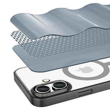 Buff iPhone 16 Plus Magsafe Slim Fit Kılıf Siyah 8684387702669