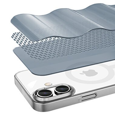 Buff iPhone 16 Magsafe Slim Fit Kılıf Silver 8684387702690