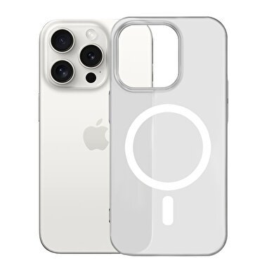 Buff iPhone 16 Pro Max Magsafe Slimfy Kılıf Beyaz 8684387702713