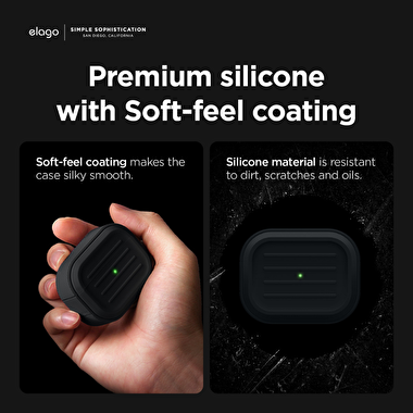 Elago Apple Airpods Pro 2 Armor Kılıf - Siyah 8809919812108