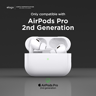 Elago Apple Airpods Pro 2 Armor Kılıf - Siyah 8809919812108