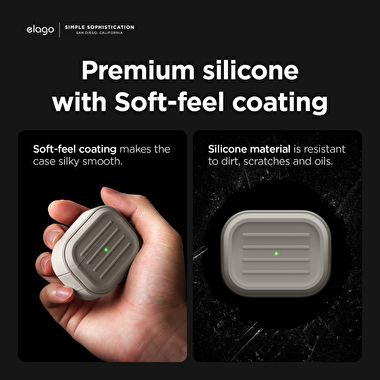 Elago Apple AirPods Pro 2 Armor Kılıf - Krem 8809919812115