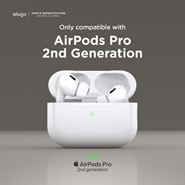 Elago Apple AirPods Pro 2 Armor Kılıf - Krem 8809919812115