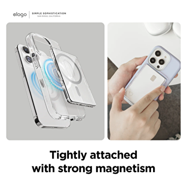 Elago Apple MagSafe California Cüzdan Kılıf -Siyah 8809919814003