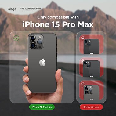 Elago iPhone 15 Pro Max Glide MagSafe Silikon-Krem 8809919816144