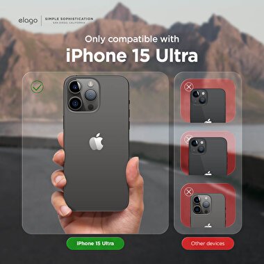 Elago iPhone 15 Pro Max Glide MagSafe Silikon-Krem 8809919816144