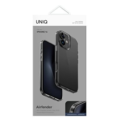 Uniq iPhone 16 Air Fender Kapak - Füme 8886463689424