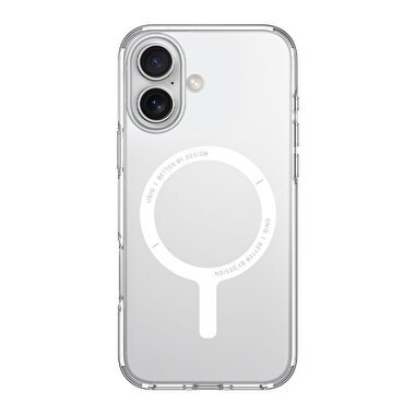 Uniq iPhone 16 Plus Clario Magsafe Kapak - Şeffaf 8886463689622