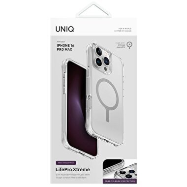 Uniq iPhone 16 Pro Max Magsafe Kapak - Şeffaf 8886463689851