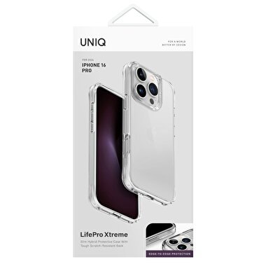 Uniq iPhone 16 Pro Max LifePro Xtreme Kapak-Şeffaf 8886463689882