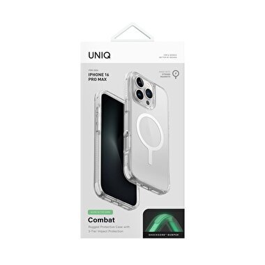 Uniq iPhone 16 Pro Max Combat Magsafe Kılıf-Beyaz 8886463689929