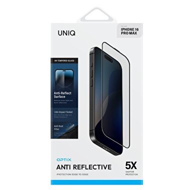 Uniq iPhone 16 Pro Max Reflective Ekran Koruyucu 8886463690222