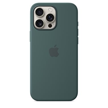 iPhone 16 Pro Max için MagSafe özellikli Silikon Kılıf - Göl Yeşili MA7V4ZM/A