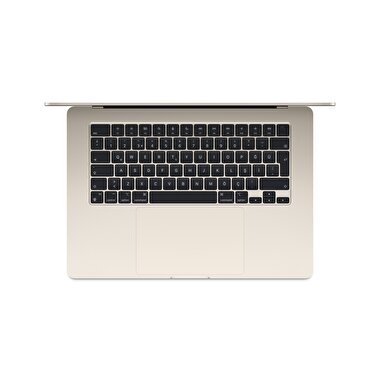 Apple MacBook Air 15' M3 Çip 8 Çekirdekli CPU 10 Çekirdekli GPU 16GB Bellek 256GB SSD Yıldız Işığı  MC9F4TU/A