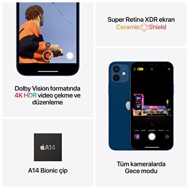 Apple iPhone 12 256GB Yeşil  MGJL3TU/A