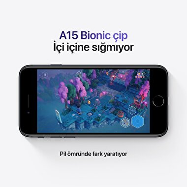 Apple iPhone SE 256GB Gece Yarısı  MMXM3TU/A