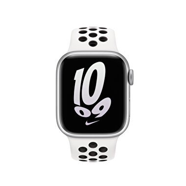 Apple Watch 41mm Summit White/Black Nike Spor Kord MPGK3ZM/A