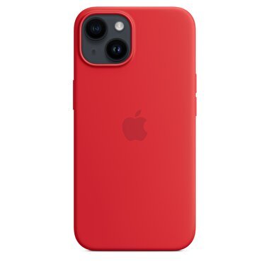 iPhone 14 için MagSafe özellikli Silikon Kılıf - (PRODUCT)RED MPRW3ZM/A