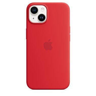iPhone 14 için MagSafe özellikli Silikon Kılıf - (PRODUCT)RED MPRW3ZM/A