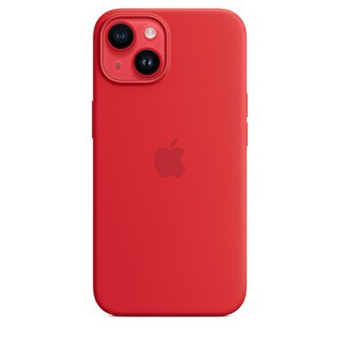 iPhone 14 için MagSafe özellikli Silikon Kılıf - (PRODUCT)RED MPRW3ZM/A