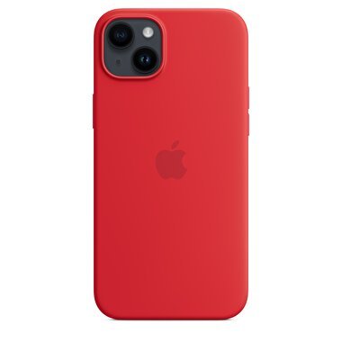 iPhone 14 Plus için MagSafe özellikli Silikon Kılıf - (PRODUCT)RED MPT63ZM/A