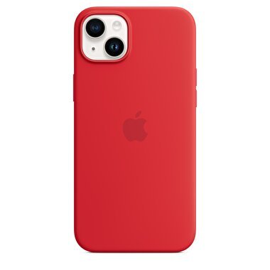 iPhone 14 Plus için MagSafe özellikli Silikon Kılıf - (PRODUCT)RED MPT63ZM/A