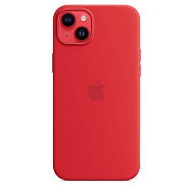 iPhone 14 Plus için MagSafe özellikli Silikon Kılıf - (PRODUCT)RED MPT63ZM/A