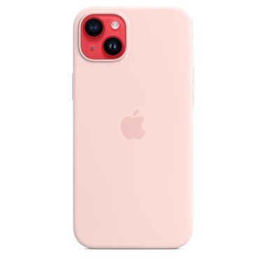 iPhone 14 Plus için MagSafe özellikli Silikon Kılıf - Puslu Pembe MPT73ZM/A