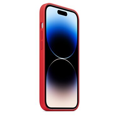 iPhone 14 Pro için MagSafe özellikli Silikon Kılıf - (PRODUCT)RED MPTG3ZM/A