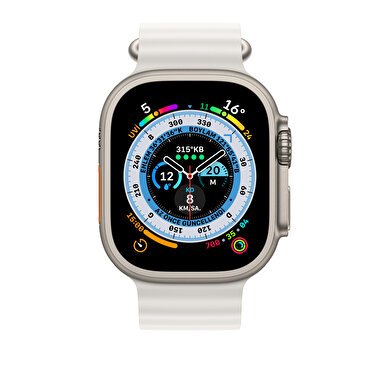 Apple Watch 49mm White Ocean Kordon MQE93ZM/A