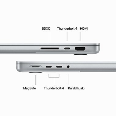 MacBook Pro 14 inc M3 Max 14CPU 30GPU 36GB 1TB SSD Gümüş  MRX83TU/A