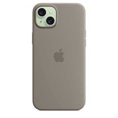 Apple iPhone 15 Plus için MagSafe özellikli Silikon Kılıf - Kil Rengi MT133ZM/A