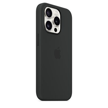 Apple iPhone 15 Pro için MagSafe özellikli Silikon Kılıf - Siyah MT1A3ZM/A