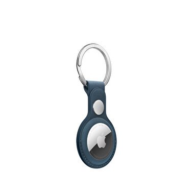 AirTag FineWoven Key Ring - Pacific Blue MT2K3ZM/A
