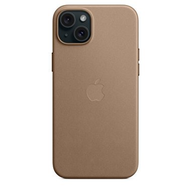 Apple iPhone 15 Plus için MagSafe özellikli Mikro Dokuma Kılıf - Vizon Grisi MT473ZM/A