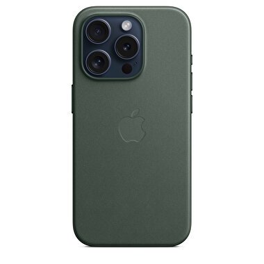 Apple iPhone 15 Pro için MagSafe özellikli Mikro Dokuma Kılıf - Kermes Meşesi MT4U3ZM/A