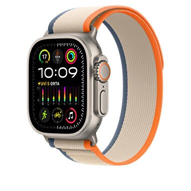 49 mm Turuncu/Bej Trail Loop - S/M MT5W3ZM/A