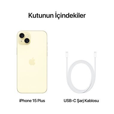 Apple iPhone 15 Plus 512GB Sarı  MU1M3TU/A