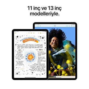Apple 11 inç iPad Air M2 Wi-Fi + Cellular 256GB Yıldız Işığı  MUXK3TU/A