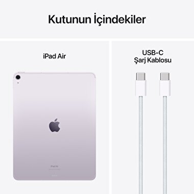 Apple 13 inç iPad Air M2 Wi-Fi + Cellular 512GB Mor  MV733TU/A