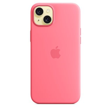 iPhone 15 Plus için MagSafe özellikli Silikon Kılıf - Pembe  MWNE3ZM/A