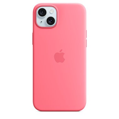 iPhone 15 Plus için MagSafe özellikli Silikon Kılıf - Pembe  MWNE3ZM/A