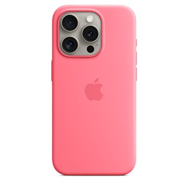 iPhone 15 Pro için MagSafe özellikli Silikon Kılıf - Pembe  MWNJ3ZM/A