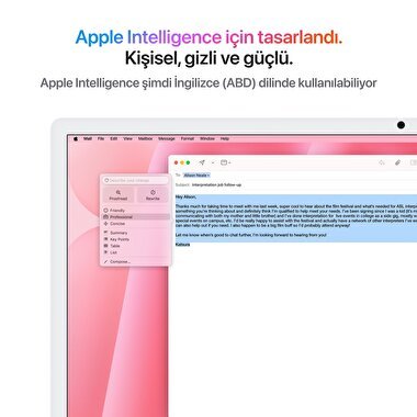 Apple iMac 24inc Retina 4.5K, M4 8-core CPU, 8-core GPU, 16GB Bellek, 256GB SSD, Pembe -  MWUG3TU/A MWUG3TU/A