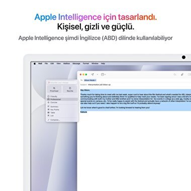Apple iMac 24inc Retina 4.5K, M4 10-core CPU, 10-core GPU, 16GB Bellek, 512GB SSD, Gümüş  MWUV3TU/A
